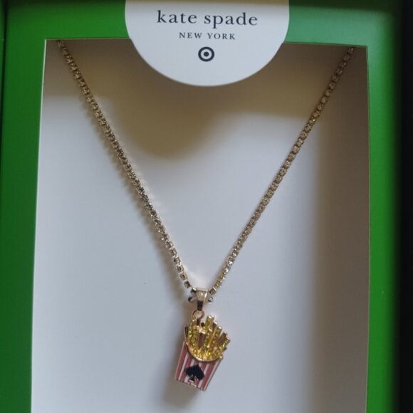 Kate Spade X Target French Fries Necklace NEW - Picture 3 of 5